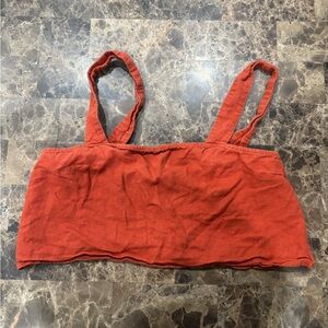 Women's Orange Crop Top